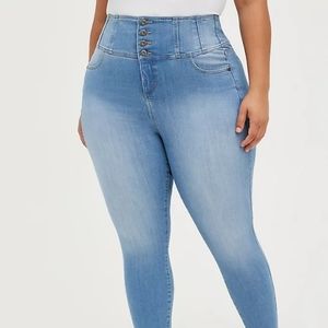 Torrid corset jeans